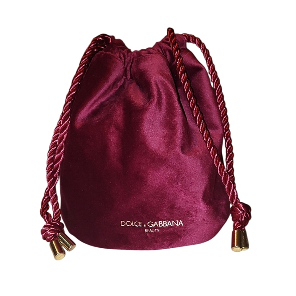 Dolce & Gabbana Velvet Bucket Beauty Bag
